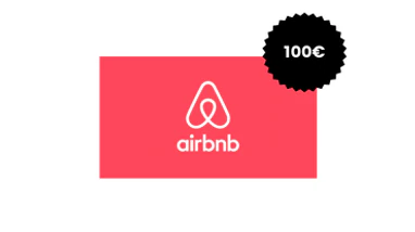 Airbnb - Bon cadeau de 100€