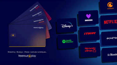 Carte Freemium Play - abonnement loisirs numérique 70 €