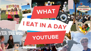 What I eat in a day - Youtube