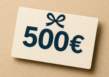 Bon cadeau (ou réduction) - 500€ 💶