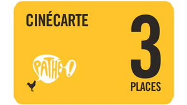 Cinécarte 3 places - moins de 26 ans