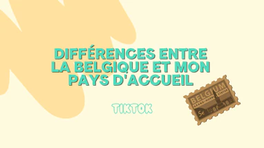 5 différences entre la Belgique et mon pays d'accueil - TikTok