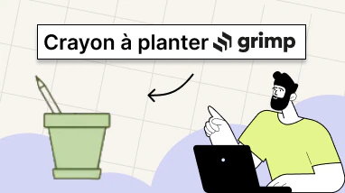 Lot de 5 crayons à planter