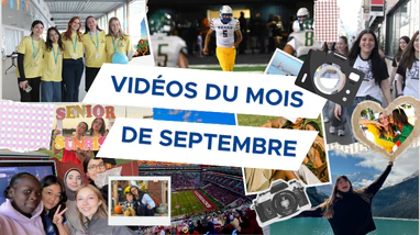 Vidéos du mois de septembre