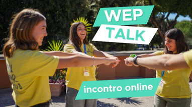 ONLINE - 15 ottobre 17:00-18:00 - WEP Talk Let's Start